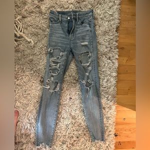 American Eagle ripped jeans